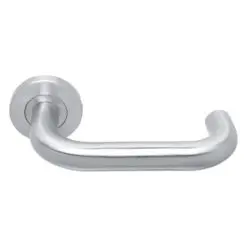 Tubular Lever On Rose -140 X 19 X 65 - Rose 52Mm