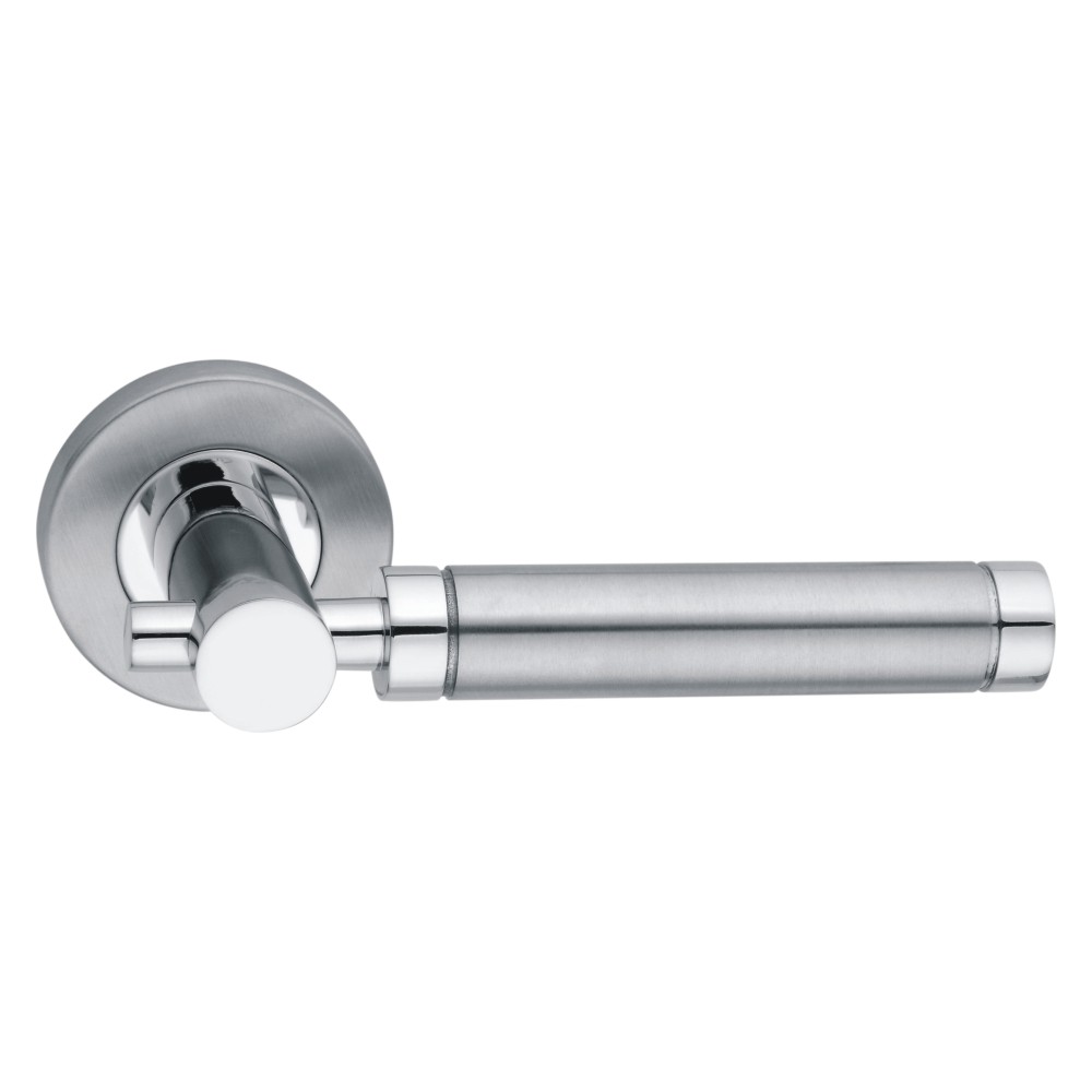 Investment Cast Solid Stainless Steel Lever -134 X 64 - Rose 52 X 8 Mm