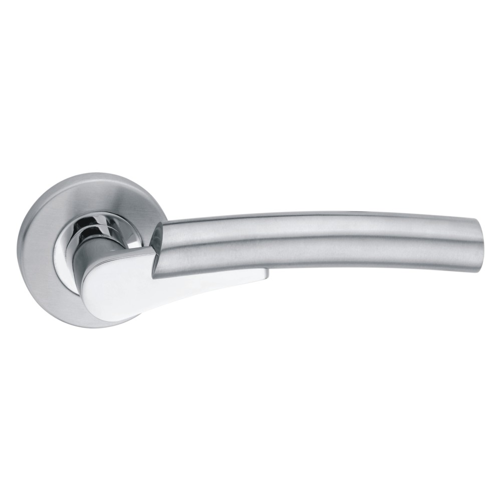 Investment Cast Solid Stainless Steel Lever -133 X 54 - Rose 52 X 8 Mm