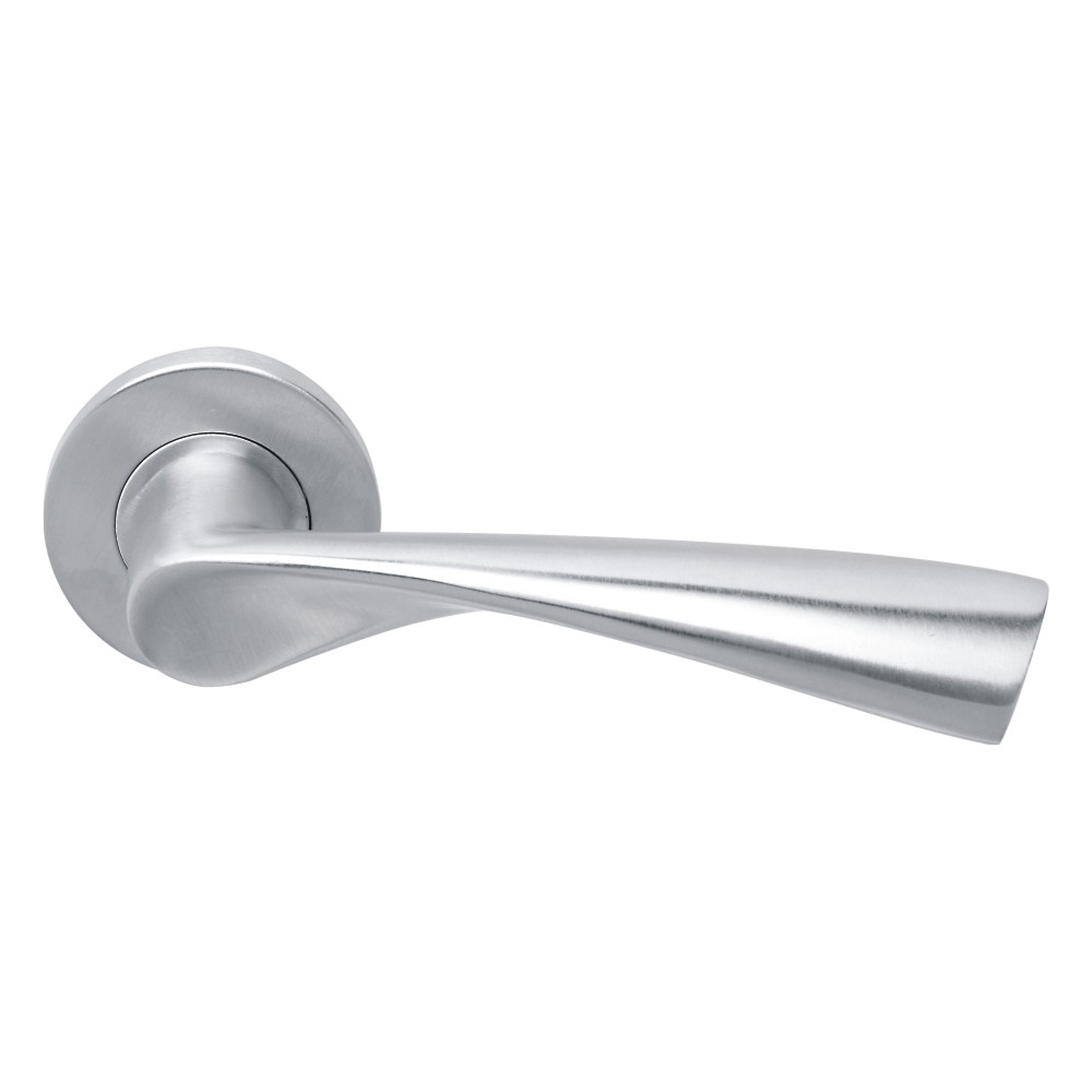 Stainless Steel Lever -130 X 73 - Rose 52Mm