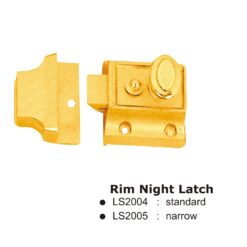 Rim Night Latch -: Narrow