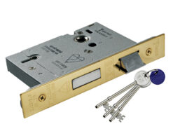 Eurospec Insurance Rated 5 Lever Easi T Sash Locks - Silver Or Brass Finish