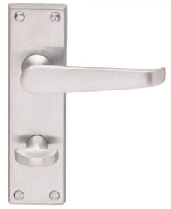 Carlisle Brass M30WCSC Victorian Lever On Backplate - Bathroom Sweedor Plate Satin Chrome