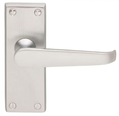 Carlisle Brass M31SC Victorian Lever On Backplate - Latch Satin Chrome