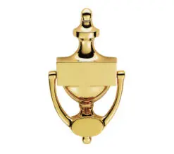 Victorian Urn Door Knocker (152.5Mm Or 196Mm), Polished Brass