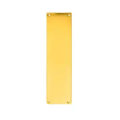 Finger Plate (298Mm X 73Mm), Polished Brass