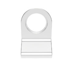 Cylinder Latch Pull, Polished Chrome