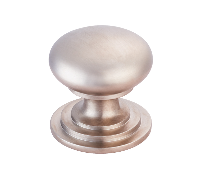 Fingertip Victorian Cupboard Knob (25Mm, 32Mm, 38Mm, 42Mm Or 50Mm), Satin Nickel