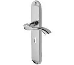 Heritage Brass Algarve Long Polished Chrome Door Handles (Sold In Pairs)