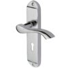 Heritage Brass Algarve Polished Chrome Door Handles (Sold In Pairs)