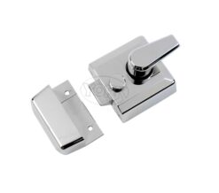 Heritage Brass Rim Cylinder Nightlatch (40Mm Or 60Mm), Polished Chrome