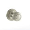 Atlantic Old English Ripon Solid Brass Reeded Mortice Knob, Satin Nickel - OE50RMKSN (sold in pairs)