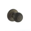 Atlantic Old English Ripon Solid Brass Reeded Mortice Knob, Urban Bronze - OE50RMKUB (sold in pairs)