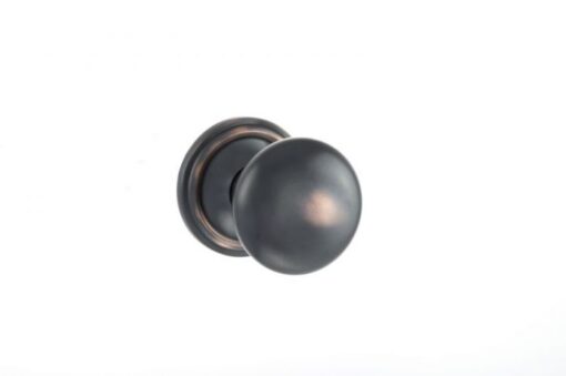 Atlantic Old English Harrogate Solid Brass Mushroom Mortice Knob, Antique Copper - OE58MMKAC (sold in pairs)