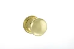 Atlantic Old English Harrogate Solid Brass Mushroom Mortice Knob, Polished Brass - OE58MMKPB (sold in pairs)