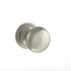 Atlantic Old English Harrogate Solid Brass Mushroom Mortice Knob, Satin Nickel - OE58MMKSN (sold in pairs)