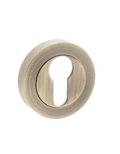 Atlantic Old English Euro Profile Escutcheons, Matt Antique Brass - OEESCEMAB (sold in pairs)