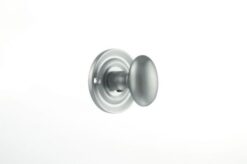 Atlantic Old English Solid Brass Bathroom Turn & Release, Satin Chrome - OEOWCSC