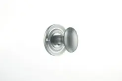 Atlantic Old English Solid Brass Bathroom Turn & Release, Satin Chrome - OEOWCSC