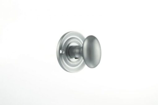 Atlantic Old English Solid Brass Bathroom Turn & Release, Satin Chrome - OEOWCSC