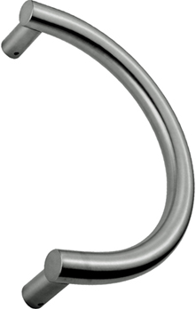 Eurospec 25Mm Diameter Semi Circular Pull Handle, 250Mm Centres, Satin Finish