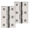 Heritage Brass 3 Inch Double Phosphor Washered Butt Hinges, Polished Nickel (Sold In Pairs)