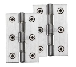 Heritage Brass 3 Inch Double Phosphor Washered Butt Hinges, Satin Chrome (Sold In Pairs)