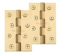 Heritage Brass 4" X 2 5/8" Double Phosphor Washered Butt Hinges, Satin Brass - (Sold In Pairs)