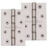 Heritage Brass 4" X 2 5/8" Double Phosphor Washered Butt Hinges, Satin Nickel (Sold In Pairs)