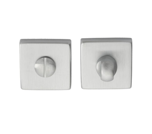 Manital Bathroom Turn & Release On Square Rose, Satin Chrome (Sold In Singles)