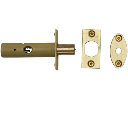 Heritage Brass Hex/Rack Bolt Without Turn, Satin Brass