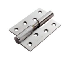 102mm x 76mm x 3mm Rising Hinge Finish Satin Stainless Steel