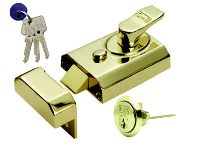 Eurospec Standard Nightlatches (60Mm Back Set), Polished Chrome, Satin Chrome Or Polished Brass