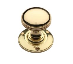 Heritage Brass Richmond Mortice Door Knobs, Polished Brass (Sold In Pairs)