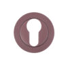 Zoo Hardware Rosso Maniglie Euro Profile Escutcheons, E-Coated Bronze