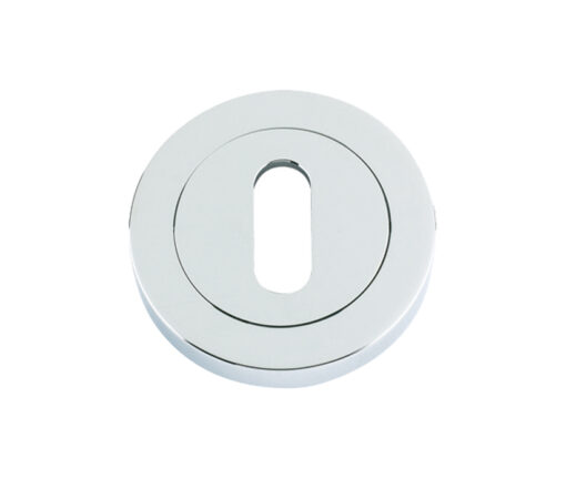 Zoo Hardware Rosso Maniglie Standard Profile Escutcheon, Polished Chrome