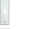 Zoo Hardware Rosso Maniglie Lyra Door Handles On Backplate, Polished Chrome (Sold In Pairs)