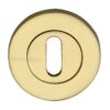 Heritage Brass Standard Key Escutcheon, Polished Brass