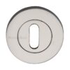 Heritage Brass Standard Key Escutcheon, Polished Nickel