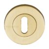 Heritage Brass Standard Key Escutcheon, Satin Brass