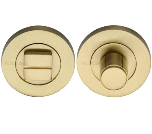 Heritage Brass Round Turn & Release (53Mm Diameter), Satin Brass
