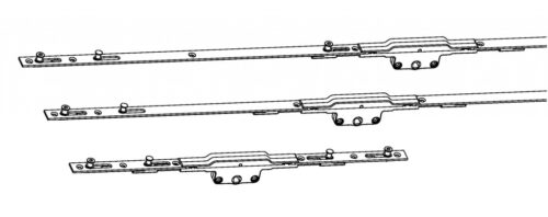 Rambolt Bi-Directional Security Espagnolette 22mm Backset 7.8mm Cam