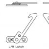 Restrictor Safety Catch (Hook & Eye)
