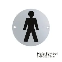Male Symbol -76mm