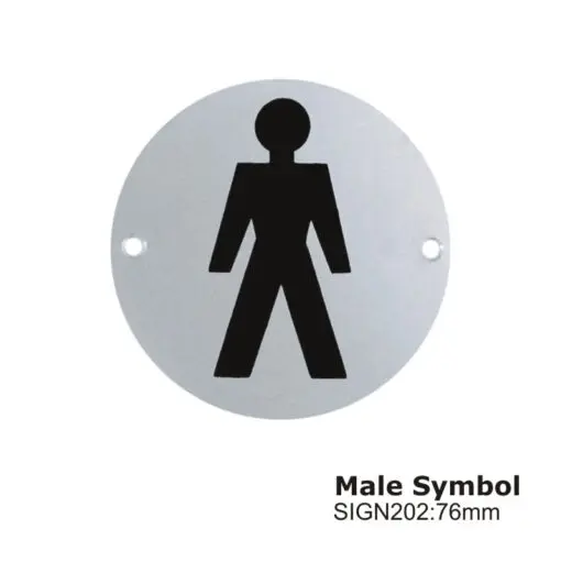 Male Symbol -76mm