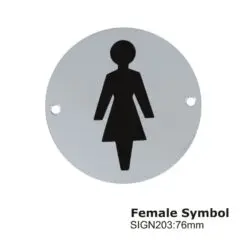 Female Symbol -76mm