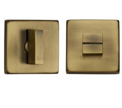 Heritage Brass Square 54Mm X 54Mm Turn & Release, Antique Brass