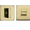 Heritage Brass Square 54Mm X 54Mm Turn & Release, Polished Brass