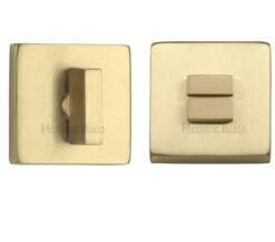 Heritage Brass Square 54Mm X 54Mm Turn & Release, Satin Brass