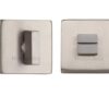 Heritage Brass Square 54Mm X 54Mm Turn & Release, Satin Nickel